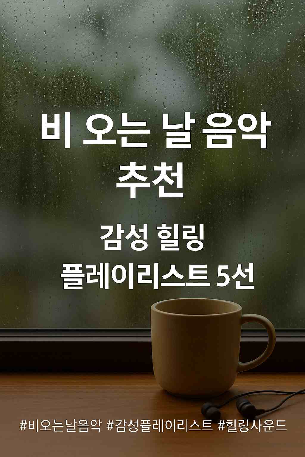 비 오는 날 음악 추천 이미지 입니다.